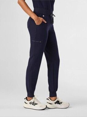 Figs Technical Collection Zamora Jogger Scrub Pants Womens XL Navy